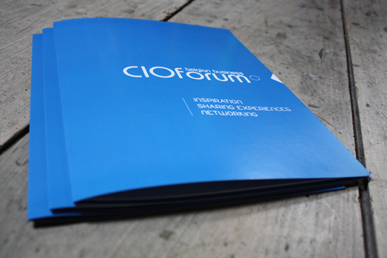 cioforum kaftje folder drukwerk